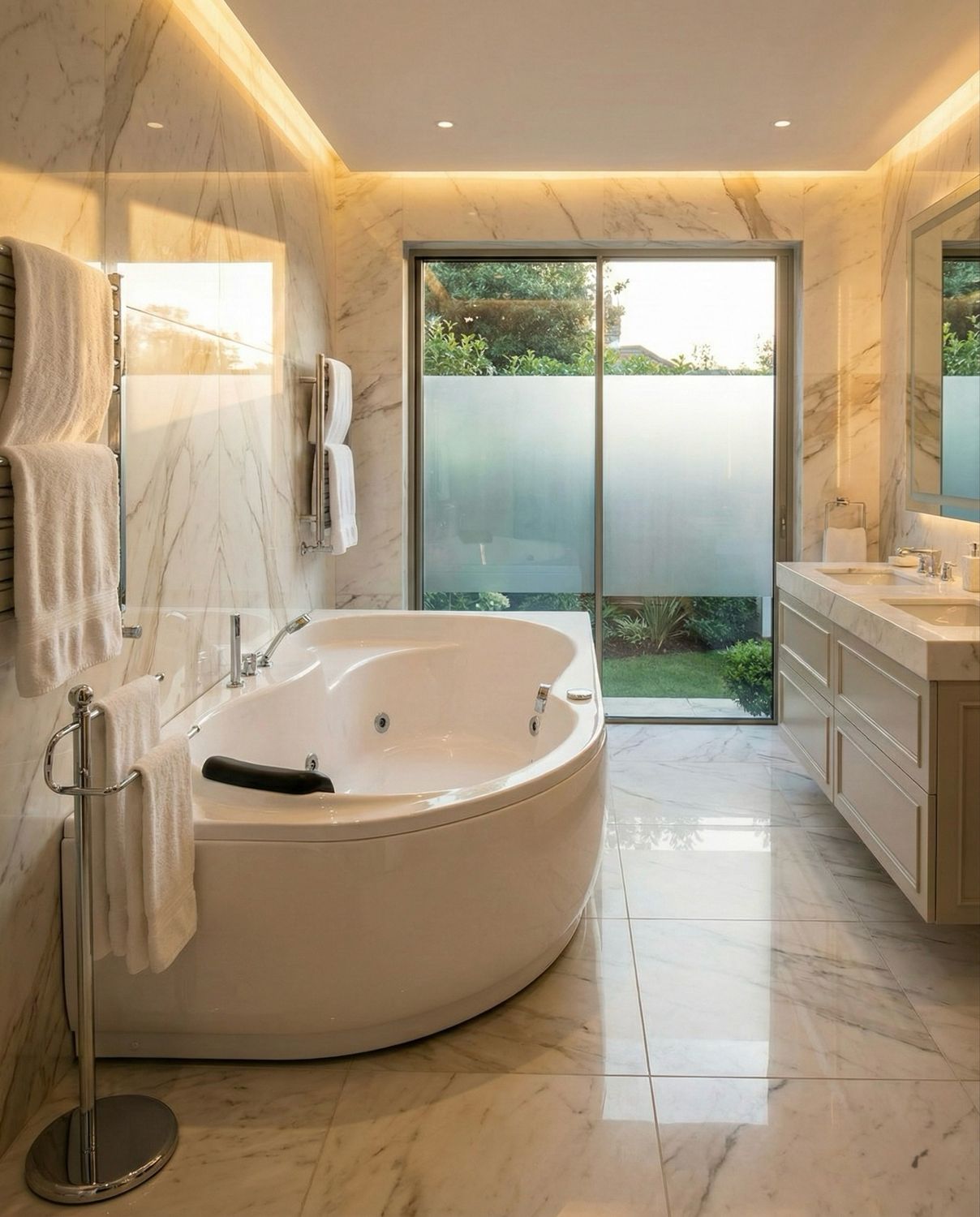 Oasis Straight Bathtub with Simple Hydromassage 160 x 90 cm