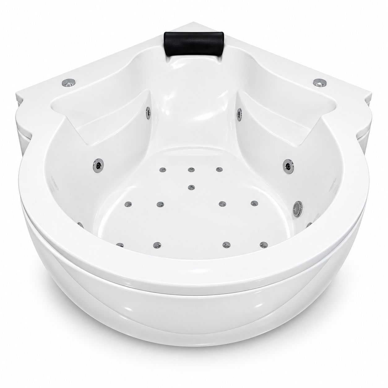 Baignoire Elysée 148 x 148 cm hydromassage mixte — vue 5