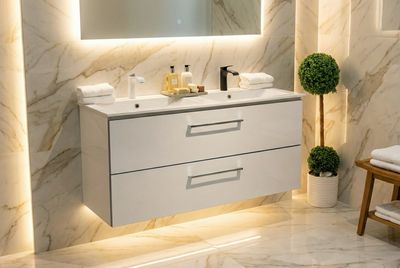 Bathroom Furniture Comete 120 cm with Two Drawers (without Basin)