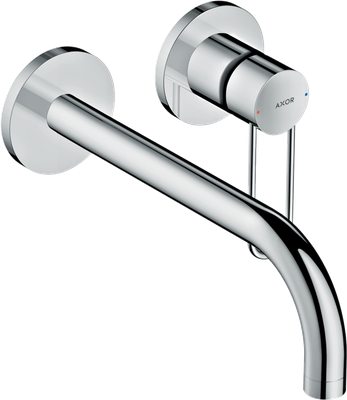 Mitigeur de lavabo encastré AXOR Uno 225 mm en laiton chromé