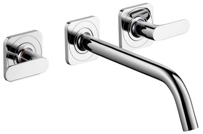Mélangeur de lavabo 3 trous encastré AXOR Citterio M 226 mm en laiton chromé