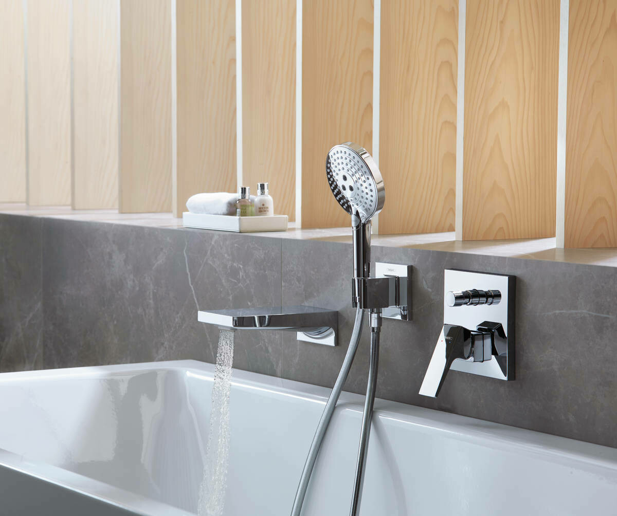 Set de finition pour mitigeur de bain / douche encastré Hansgrohe Metropol — vue 4
