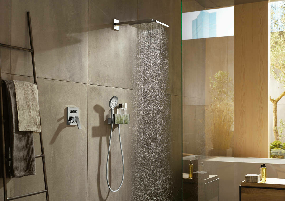 Set de finition pour mitigeur de bain / douche encastré Hansgrohe Metropol — vue 3