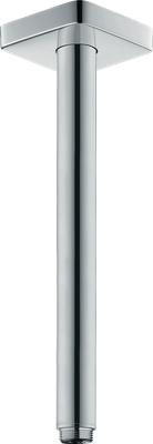 Bras de douche plafonné Hansgrohe 300 mm avec rosace carrée Bras de douche plafonné Hansgrohe 300 mm avec rosace carrée