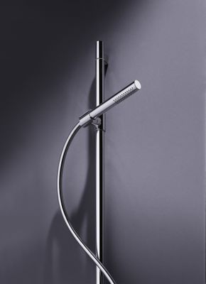 Barre de douche AXOR Starck avec douchette à main tube 1 jet, curseur et flexible