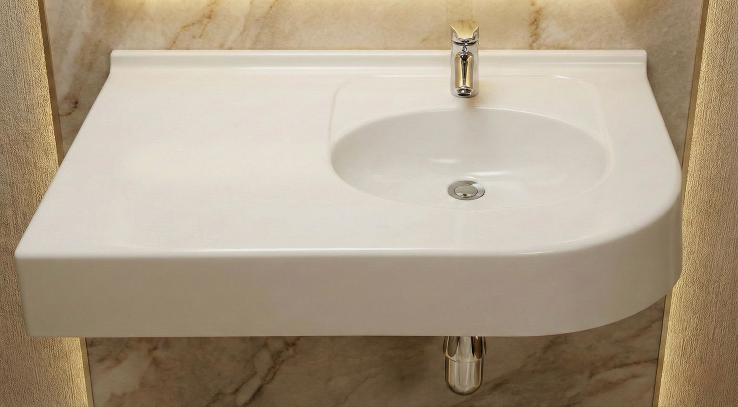 Plan-vasque Capri 100 cm — Vue produit 5