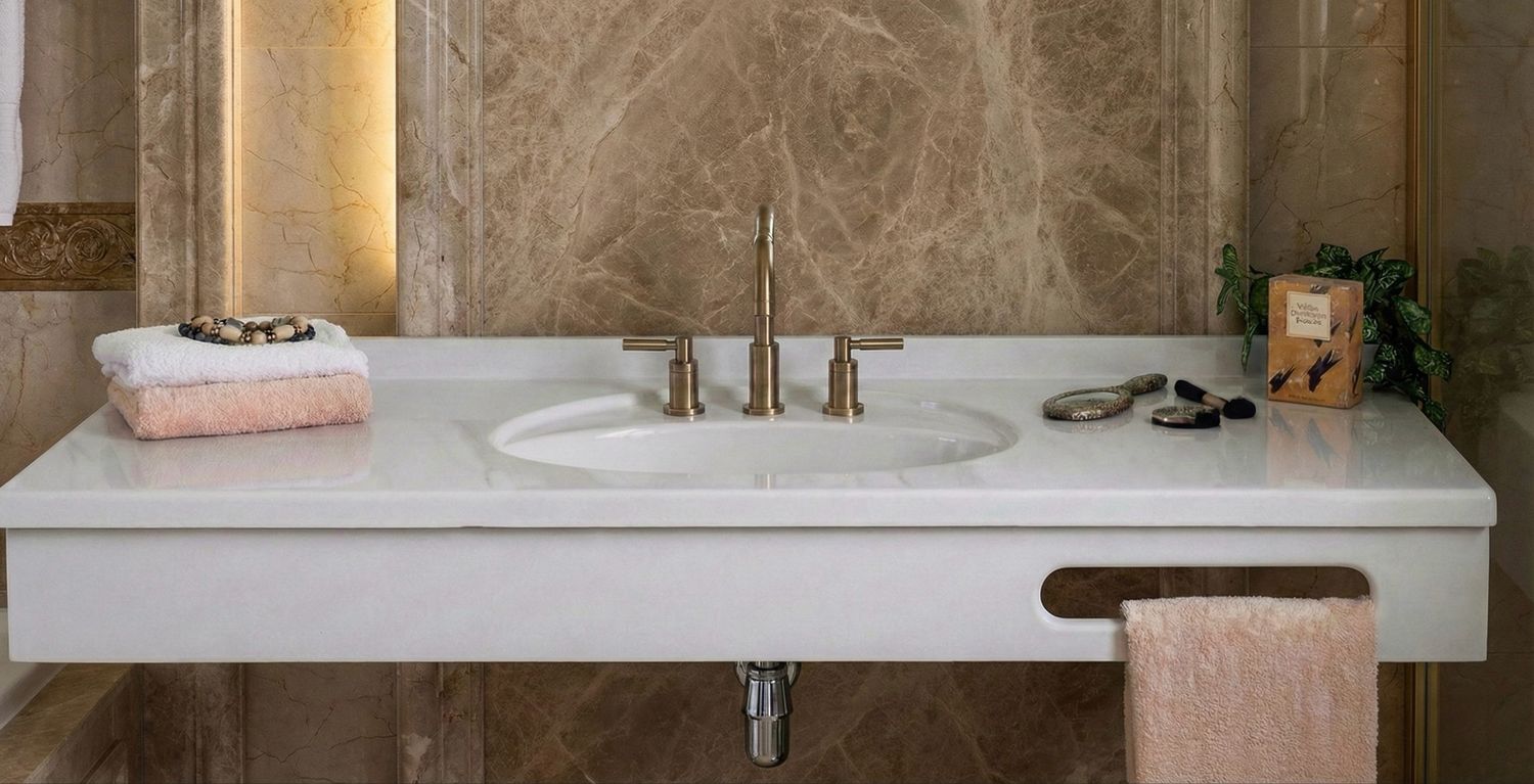 Vanity top Lagune 150 cm — Product view 4