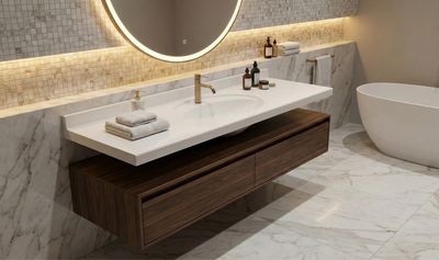 Lagoon 150 cm Washbasin Countertop Lagoon 150 cm Washbasin Countertop
