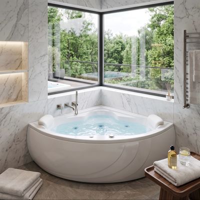 Mixed Hydromassage Bathtub Darling 120 x 120 cm