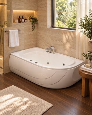 Oasis bathtub left hydromassage mixed 160 x 100 cm Oasis bathtub left hydromassage mixed 160 x 100 cm