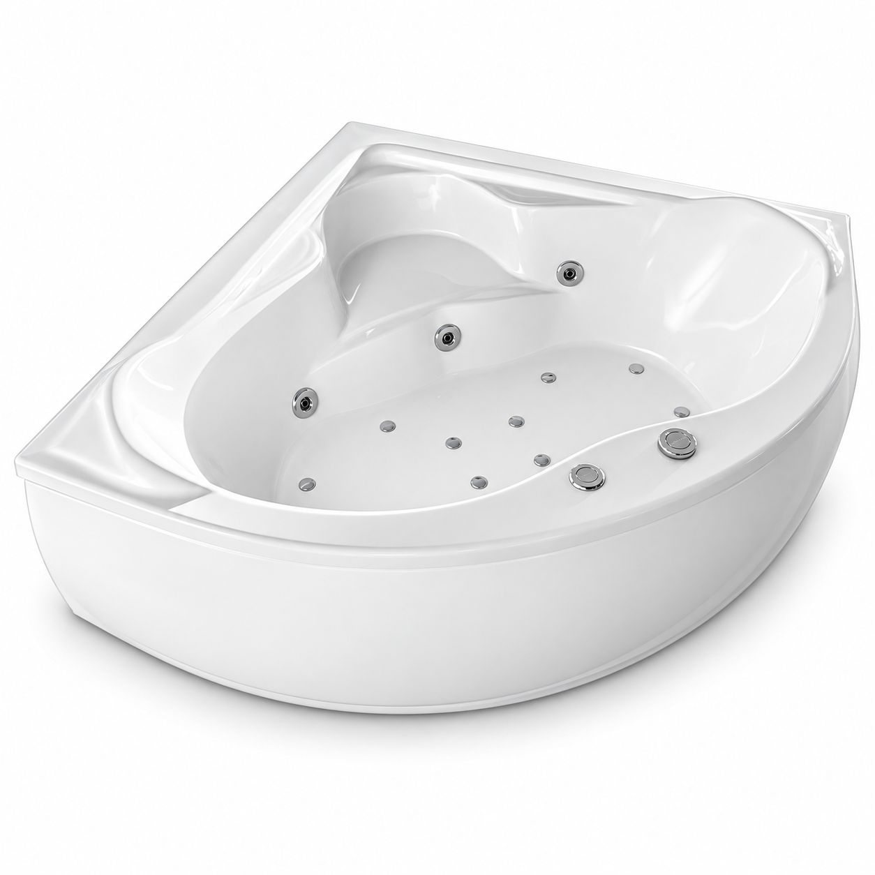Baignoire Darling 135 x 135 cm hydromassage mixte — vue 3