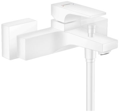 Hansgrohe Metropol Bath/Shower Mixer in Matte White Hansgrohe Metropol Bath/Shower Mixer in Matte White