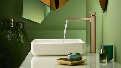Hansgrohe Metropol 260 Basin Mixer in Brushed Bronze with Push-Open Waste