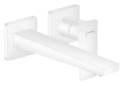 Hansgrohe Metropol 225 mm Wall-Mounted Basin Mixer in Matte White