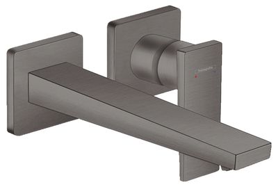 Hansgrohe Metropol 225 mm Wall-Mounted Basin Mixer in Brushed Black Chrome