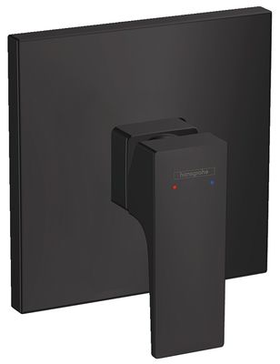 Finish set for Hansgrohe Metropol concealed shower mixer in matte black