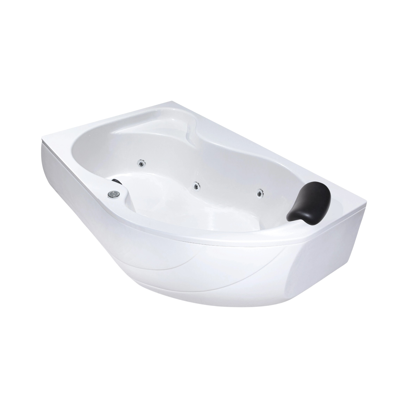 Baignoire Oasis gauche hydromassage simple 160 x 100 cm - vue 4