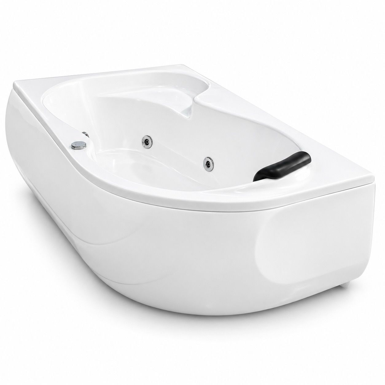 Baignoire Oasis gauche hydromassage simple 160 x 100 cm — vue 3