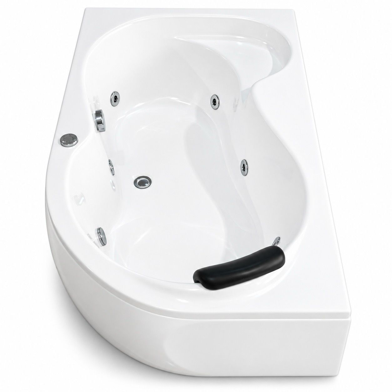 Baignoire Oasis gauche hydromassage simple 160 x 100 cm — vue 2