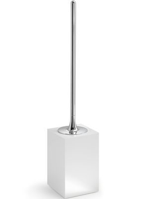Freestanding Toilet Brush Holder Sofia Glossy White