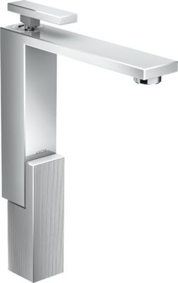 Mitigeur de lavabo Axor Edge 280 avec bonde push-open coupe diamant