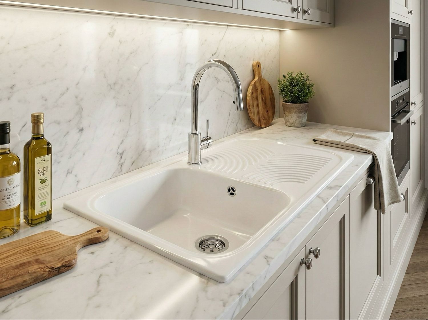 Viva 85 x 50 cm Built-in Kitchen Sink