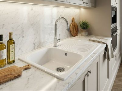 Viva 85 x 50 cm Built-in Kitchen Sink