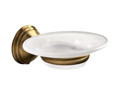 Wall-mounted soap holder Romance in bronze finish Wall-mounted soap holder Romance in bronze finish