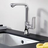 Metris Mitigeur de lavabo 230, bonde Push-Open