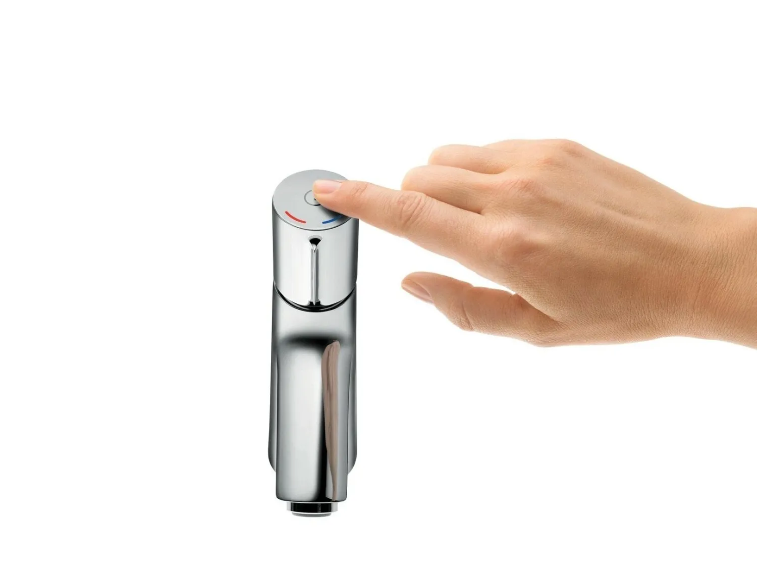 Mitigeur de lavabo Hansgrohe Talis Select S 80 en laiton chromé avec tirette et vidage