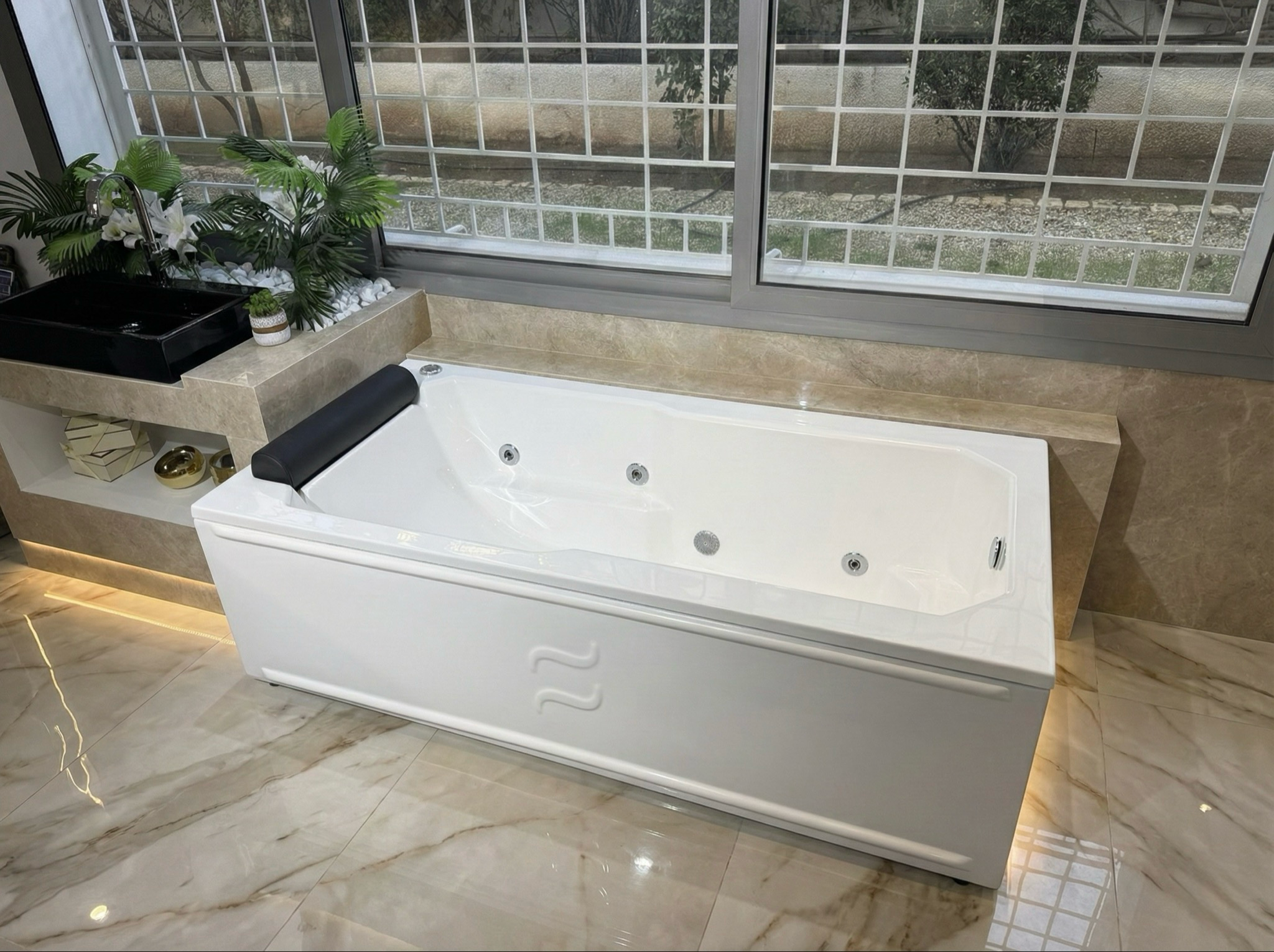 Baignoire Regency hydromassage simple 170 x 80 cm - vue 6