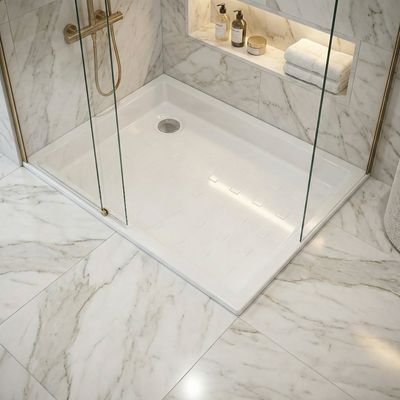 Receiver Novospace offset 90 x 70 cm without drainage