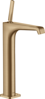 Mitigeur de lavabo AXOR Citterio E 250 surélevé pour vasque libre en bronze brossé