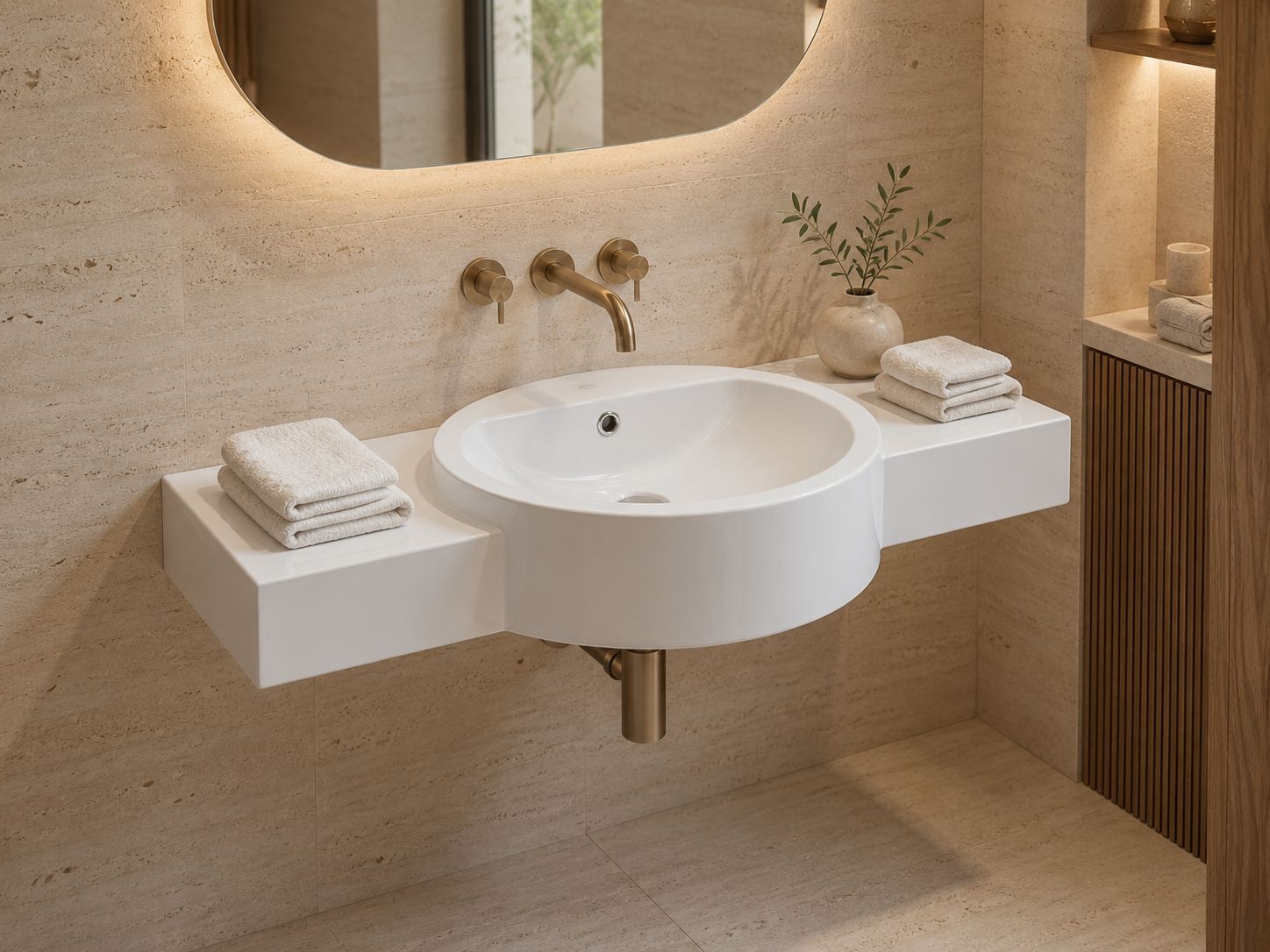 Vanity top Twingo 80 or 100 cm — Product view 3