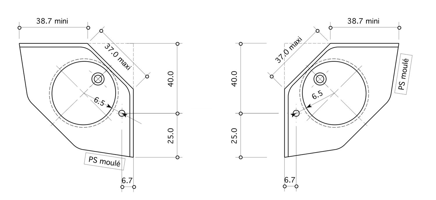 Plan-vasque Anglade 65 cm — Vue produit 5