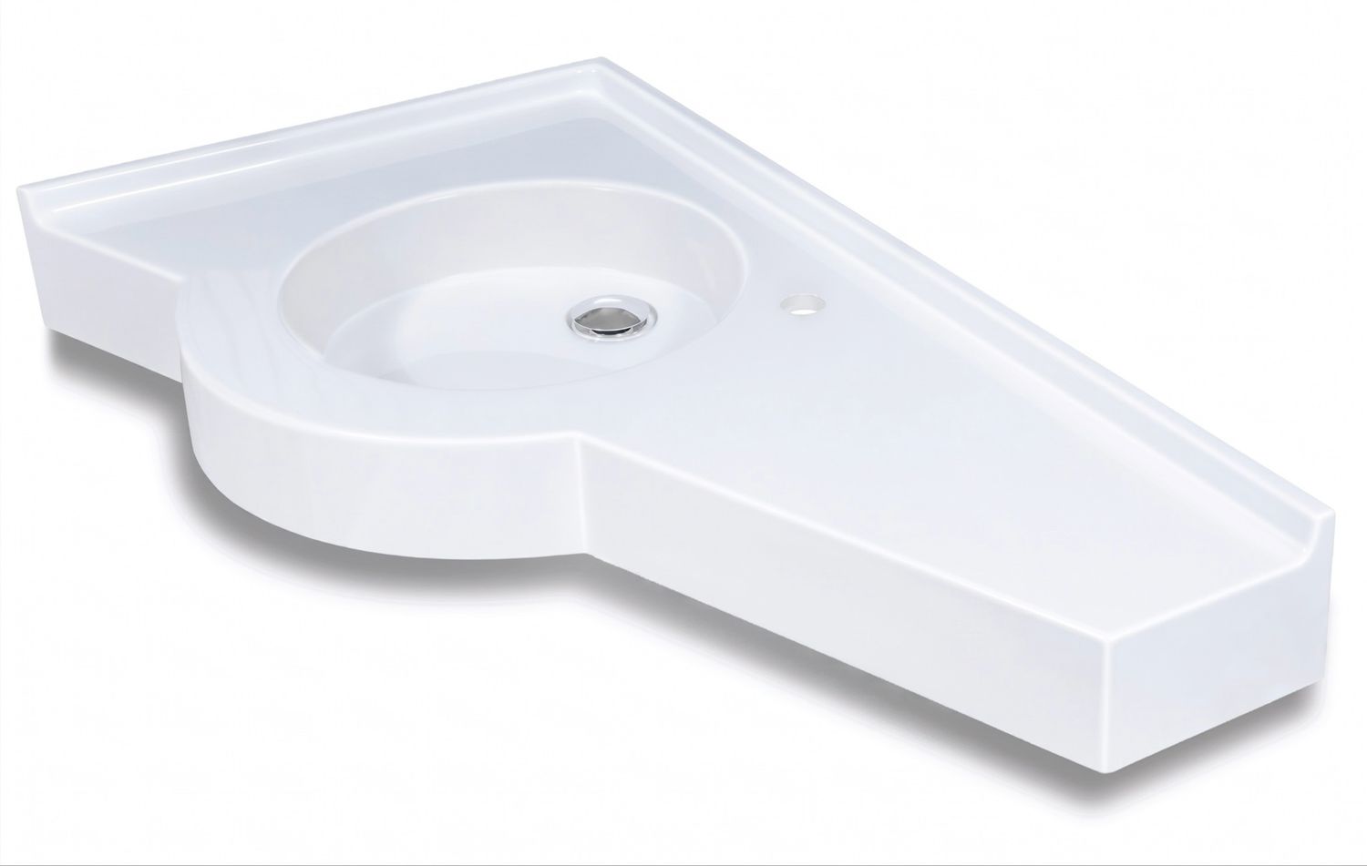 Vanity top Helios left-hand 100 cm — Product view 4