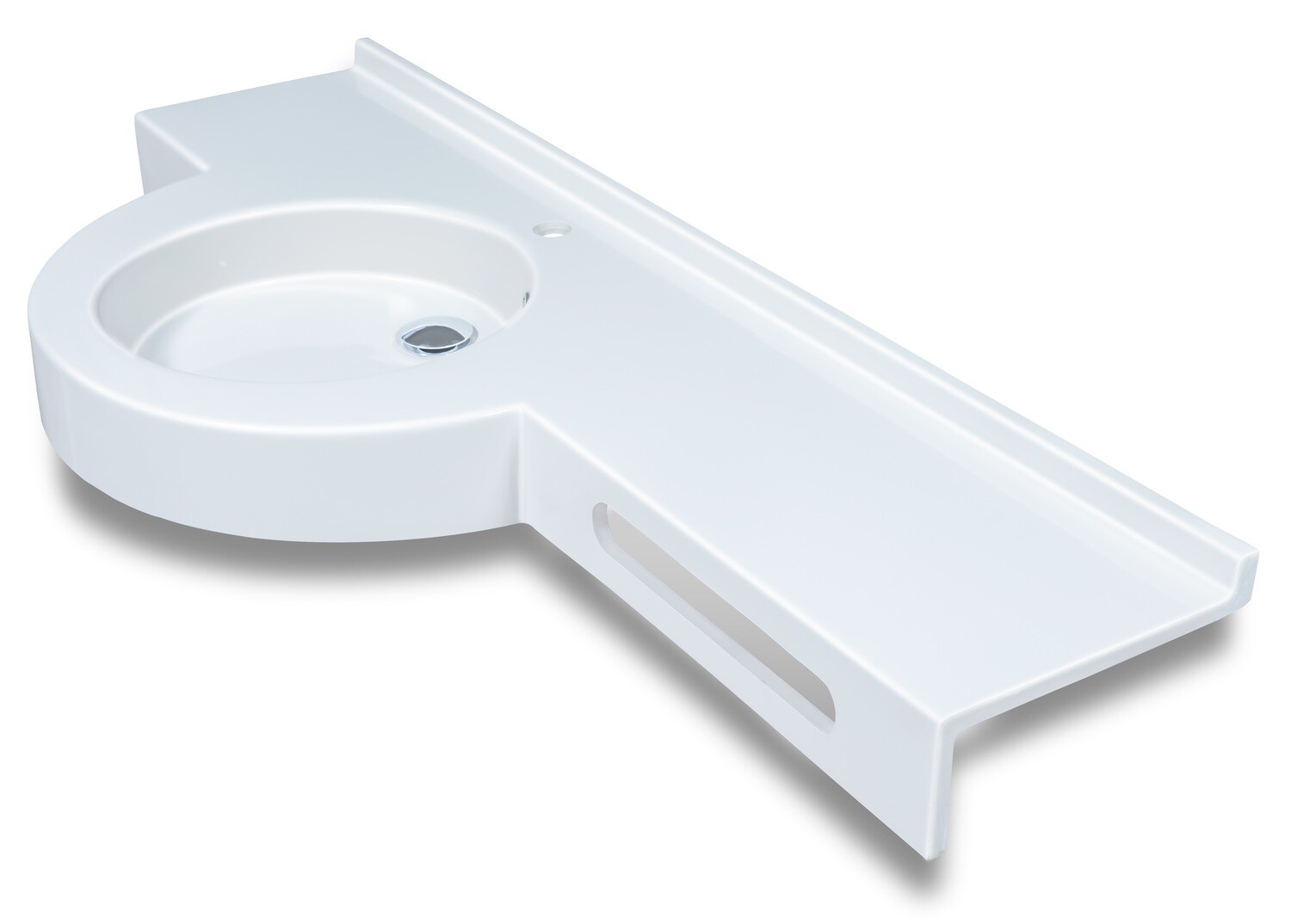 Vanity top Sahara (90 to 155 cm) x 28 cm — Product view 4