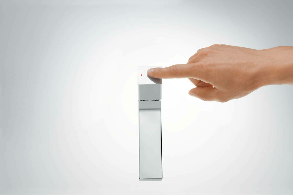 Mitigeur de lavabo Hansgrohe Metropol Select 110 avec bonde push-open — vue 4