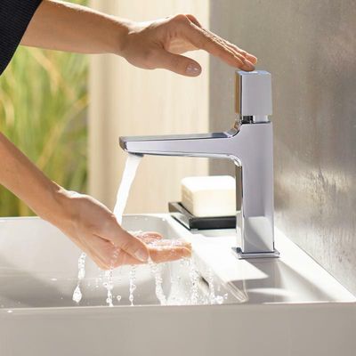 Hansgrohe Metropol Select 110 Basin Mixer with Push-Open Waste Set