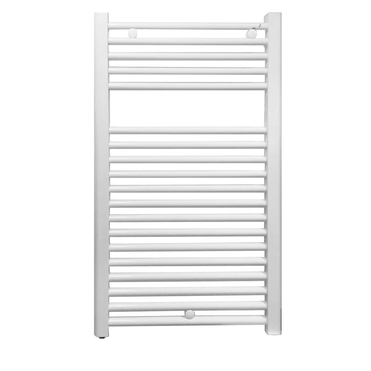 Radiateur sèche-serviettes Zehnder (Acova) Virando 80 x 50 cm - Blanc - vue 2