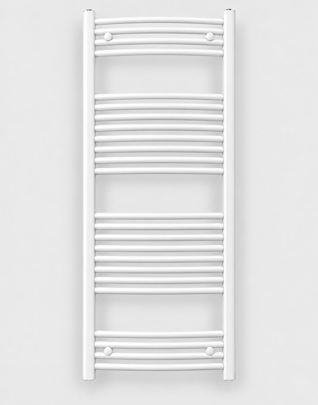 Radiateur sèche-serviettes Zehnder (Acova) Virando Bow 120 x 50 cm - Blanc