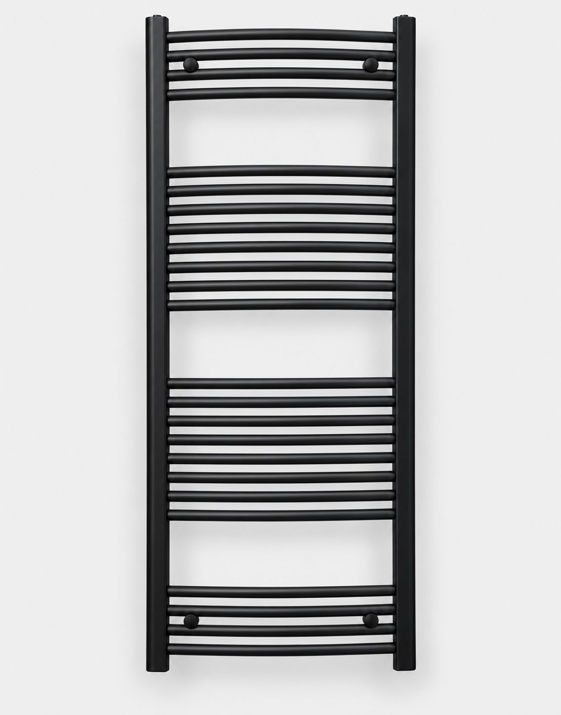 Radiateur sèche-serviettes Zehnder (Acova) Virando Bow 120 x 50 cm - Noir
