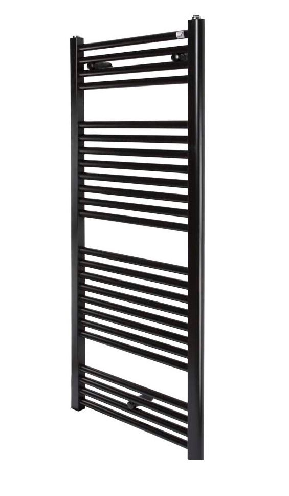Radiateur sèche-serviettes Zehnder (Acova) Virando 120 x 50 cm - Noir