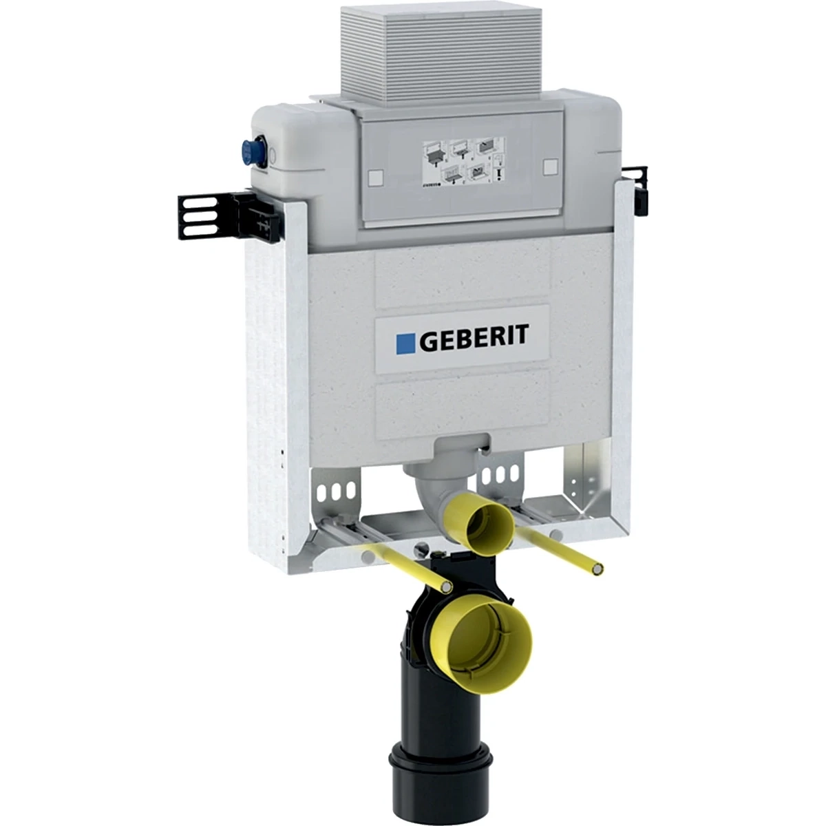 Bâti-support Geberit Combifix Alpha 12 cm (hauteur 82 cm), pour montage dans parois maçonnées