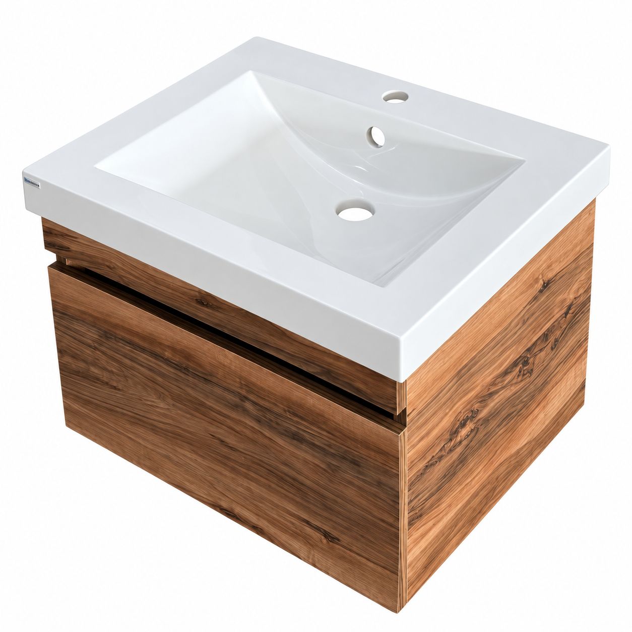 Meuble de salle de bains Spazio 60 cm à un tiroir (sans vasque) — Vue produit 12