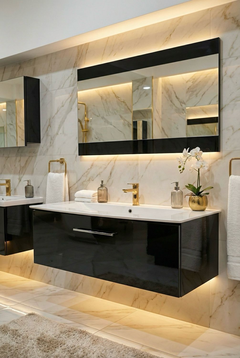 Bathroom Furniture Lido 122 cm with one drawer (without basin)