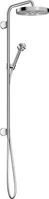Colonne de douche AXOR One avec douche de tête 280 pour installation encastrée