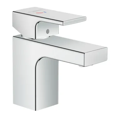 Mitigeur de lavabo Hansgrohe Vernis Shape 70 CoolStart avec tirette et vidage