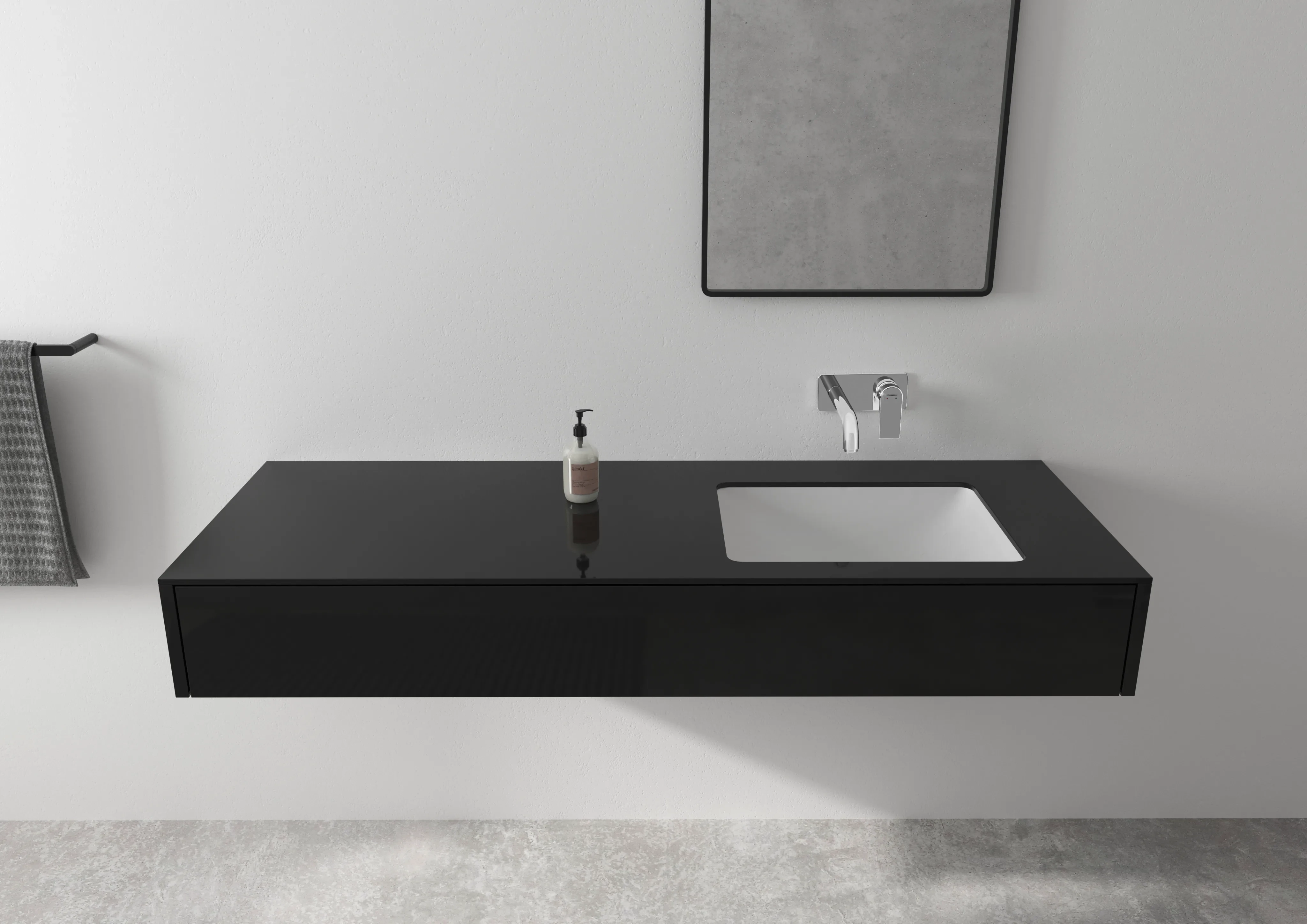 Mitigeur de lavabo encastré Hansgrohe Vernis Shape bec 207 mm - vue 2