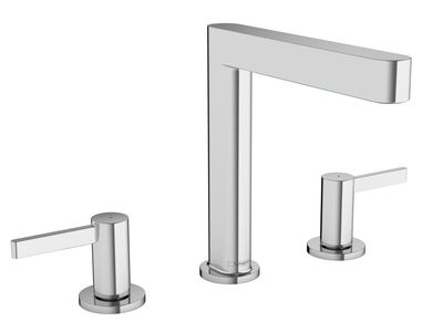 Mélangeur de lavabo 3 trous Hansgrohe Finoris 160 avec bonde push-open